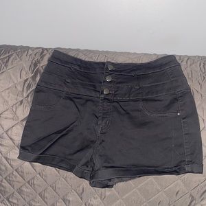 Gray refuge high waisted shorts size: 4